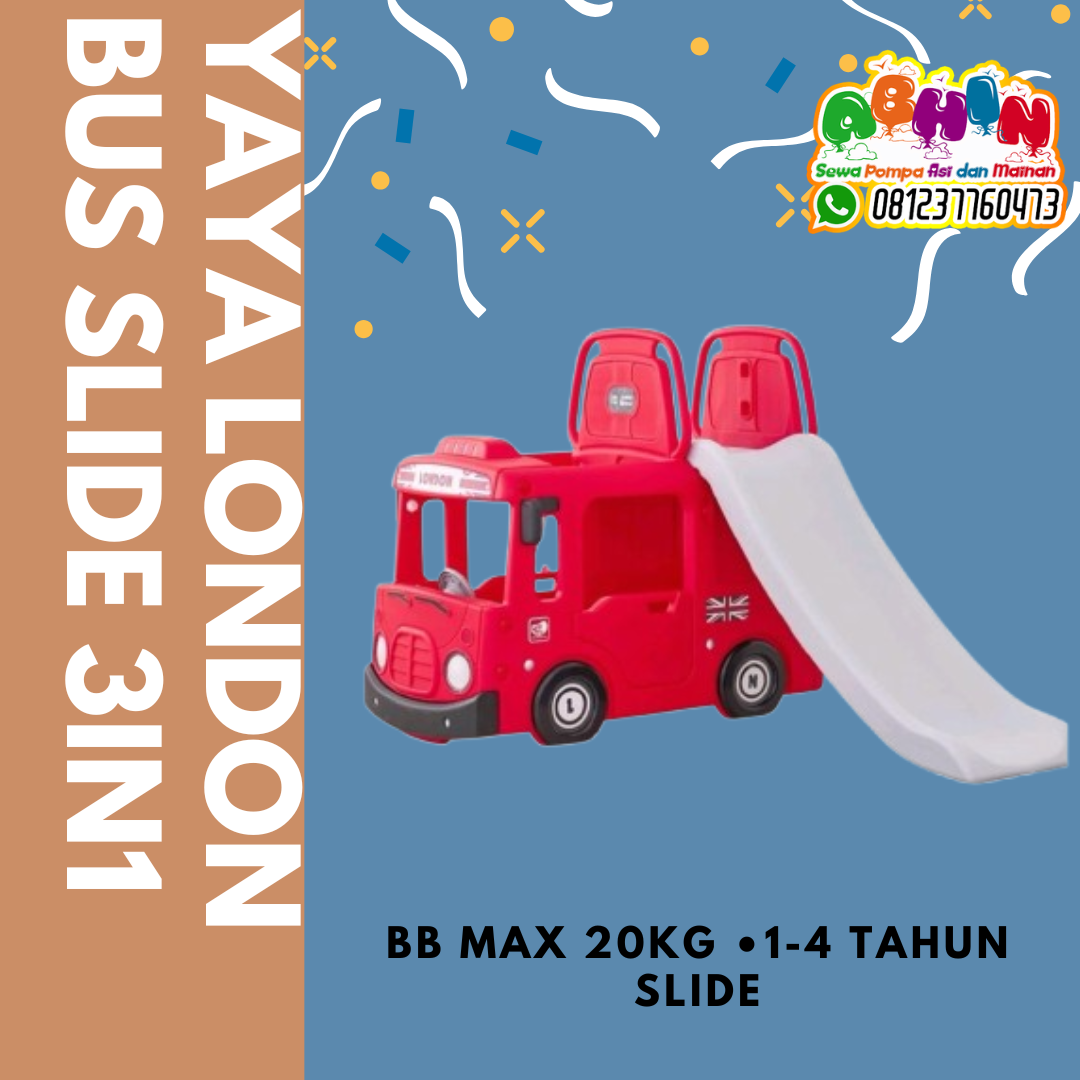 YAYA LONDON BUS SLIDE 3 IN 1